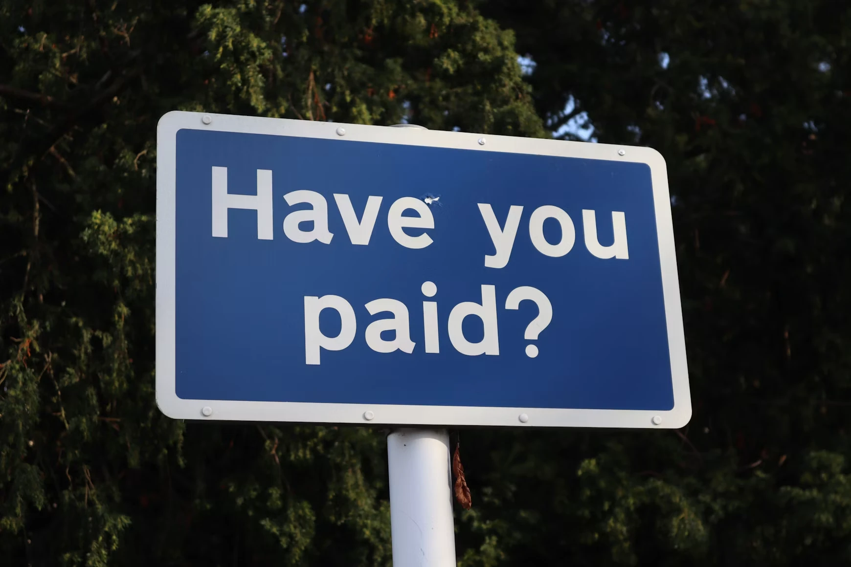 A street sign with the words 
