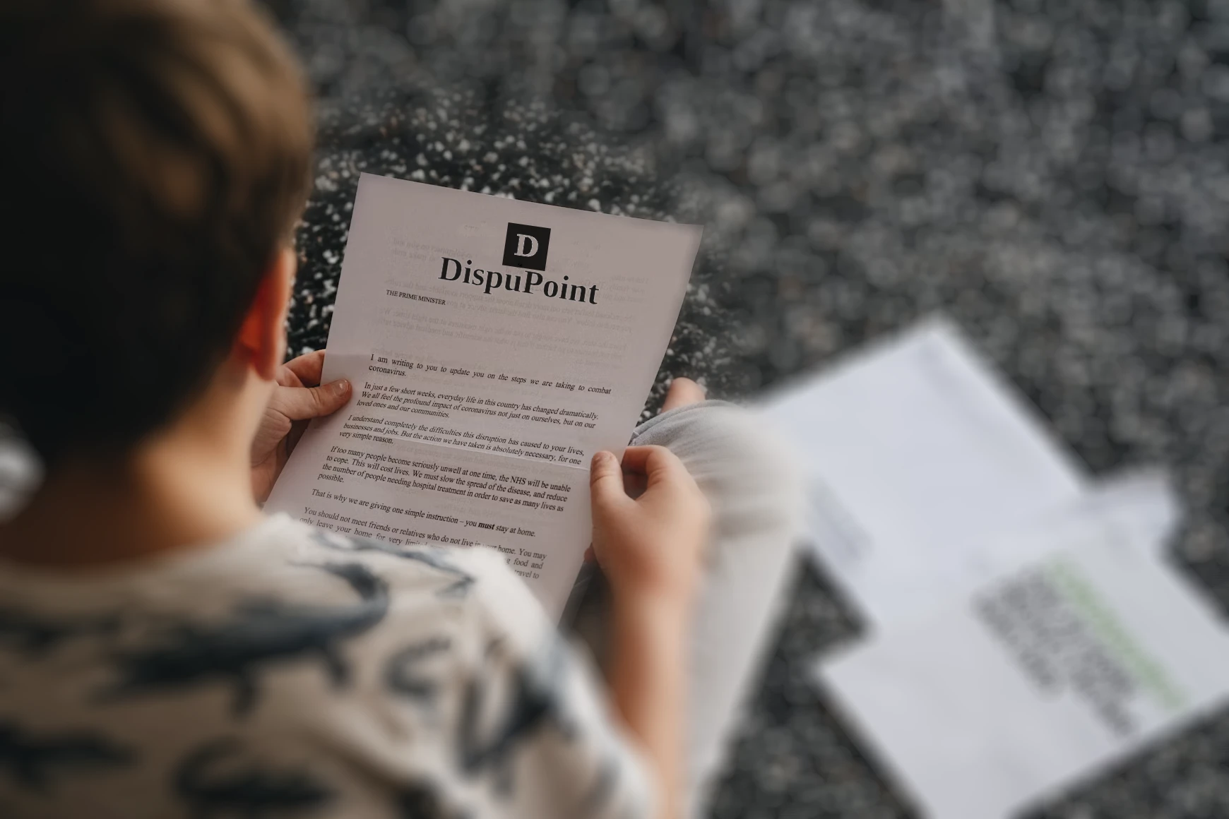 Property manager reading a DispuPoint letter
